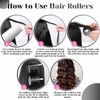 Rollers Hair Curlers 30Pcs Set with 3 Sizes (6 Large,