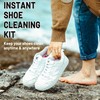 FULEEAN Water-free Shoe Cleaner Kit,100ML Shoe Clean Kit with Brushes