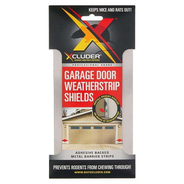 Xcluder Stainless Steel Garage Door Rodent Shield; 2 Door Kit