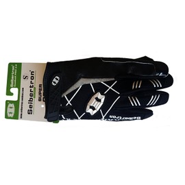 Seibertron Pro 3.0 Football Gloves Rugby Football Gloves Elite Ultra Stick Sports Receiver Youth Adult Sports Gloves (Black, Medium)