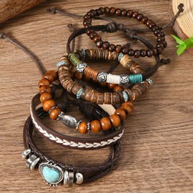 coadipress Bohemian Mix Bead Multi Layer Versatile Statement Bracelets Boho Stackable Beaded Strand Stretch Bangles Bracelets Sparkly Crystal Tassel Charm Jewelry Gift (turquoise Heart)