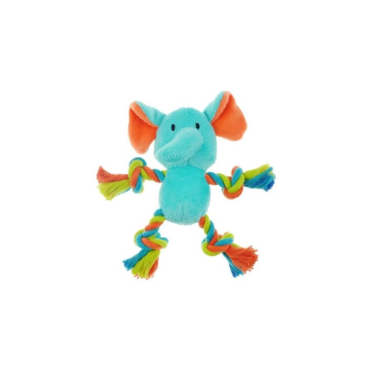 Small Dog Toys Cute Safari Pals Squeaker Plush or Rope