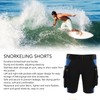 Swimming Snorkeling Diving Shorts with Pockets Stainless Steel Air Drain