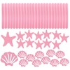 FULANDL 48PCS Bathtub Non Slip Stickers for Shower, Shell Starfish