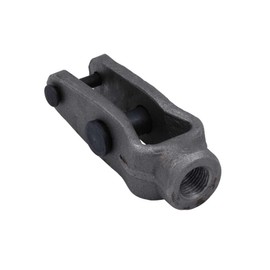 Mytee Products Slack Adjuster Double Pinned Straight Clevis Pin Kit with Pins 5/8"-18 Threaded for Air Brake Chambers Replace R810019, Freightner A6809960540 TDA R810009