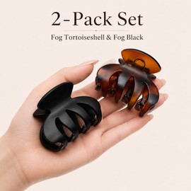 Hair Clips Claw Clips for Women, Medium Matte 2-Pack