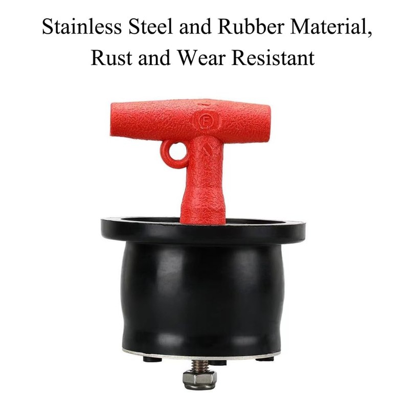 T-Handle Scupper Plugs Expansion Rubber Plugs Boat Drain Plug Twist-Turn
