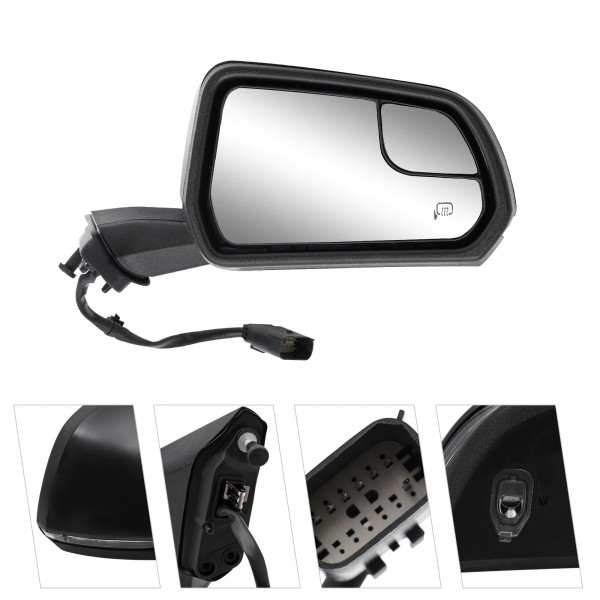 Unbranded Heated Mirrors For 2015-2020 Ford Mustang Turn Signal Light