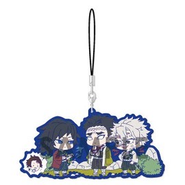 Demon Blade Wachatto! Rubber Strap B. Yoshiyasu Tomioka / Shouyu Gyoku / Immortal Kawamiya