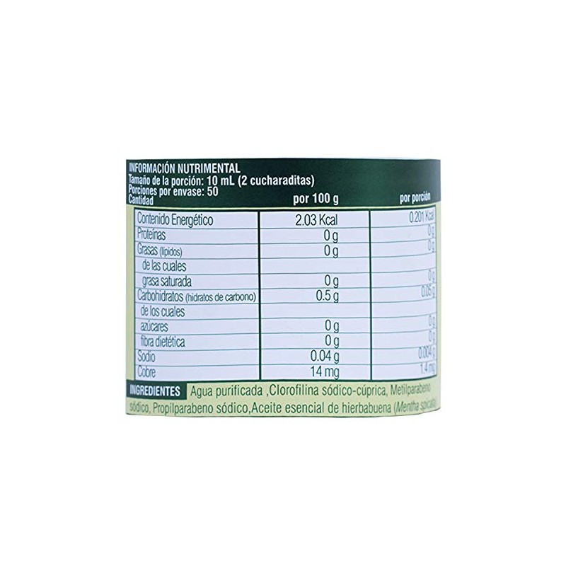Solución 500 Ml, NTX, Concentrado de Clorofila (1)