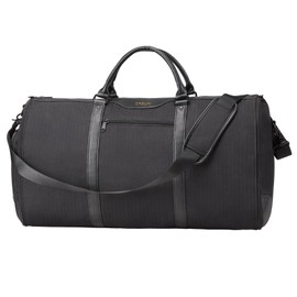 Garment Bag for Travel, Carry On Garment bag, Convertible Duffel Bag with Shoe Compartment, Perfect for Business Trips and Weekend Getaways, Black