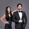 Halloween Costume Accessories Include Black Wig,Tie,Bowtie and Moustache for Men