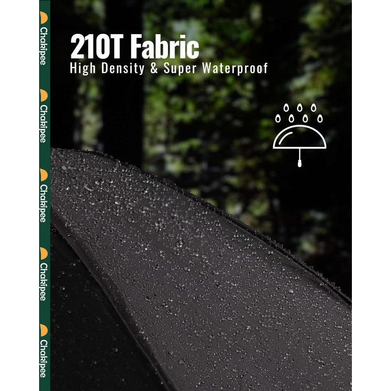 Chakipee Windproof Automatic Umbrellas, Lightweight Portable Umbrellas for Travel, Robust