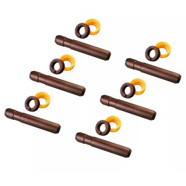 6 Cat J250 Style Bucket Tooth Pins and Retainers, 8E-6258 & 8E-6259