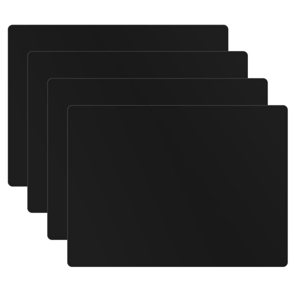 ONLYKXY 4pcs Rectangular Silicone Placemats 40x30cm/15.74x11.81inch Rectangle Waterproof Place Mats