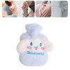 1000ml Cute Hot Water Bag Plush Large Capacity Soft Detachable