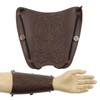 Jackalope Dragun Shield Arm Guard, Soft Leather with Ornament, Archery