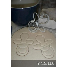PACIFIER SOOTHER BINKY TEETHER RUBBER SILICONE NIPPLE INFANT NEWBORN BABY SHOWER SPECIAL OCCASION COOKIE CUTTER BAKING TOOL 3D PRINTED MADE IN USA PR2463