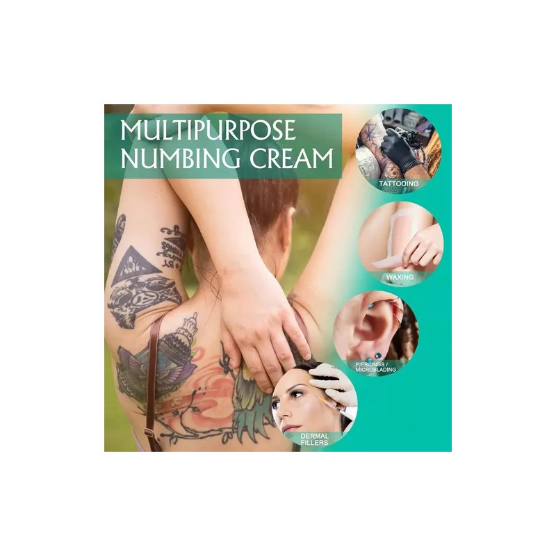 2 Pack Crema Adormecedora E Hidratante Natural Antes Tatuaje