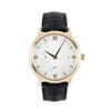 uxcell Quick Release Genuine Leather Watch Band 24mm Embossed Pattern