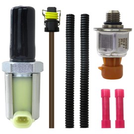 Valve with ICP Control Sensor and Pigtail | Replacement for 2003-2010 F250 F350 F450 F550 E450 04-10 E350 E450 | REPLACE# CM-5126, 1846057C1, 4C3Z-9F838-A, 1845428C91