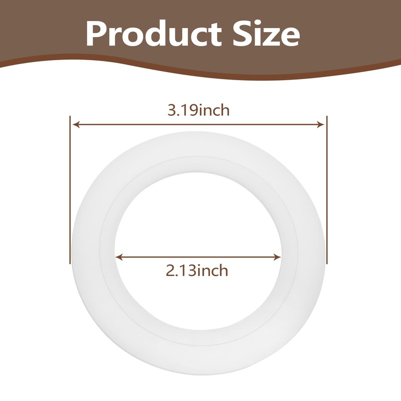 4Pcs Toilet Silicone Seal Gasket Compatible with Toto Flush Valve