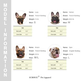 iChoue Dog Vest Harness Soft Padded No Pull Adjustable Reflective for Small Medium Dogs - Multi Color L