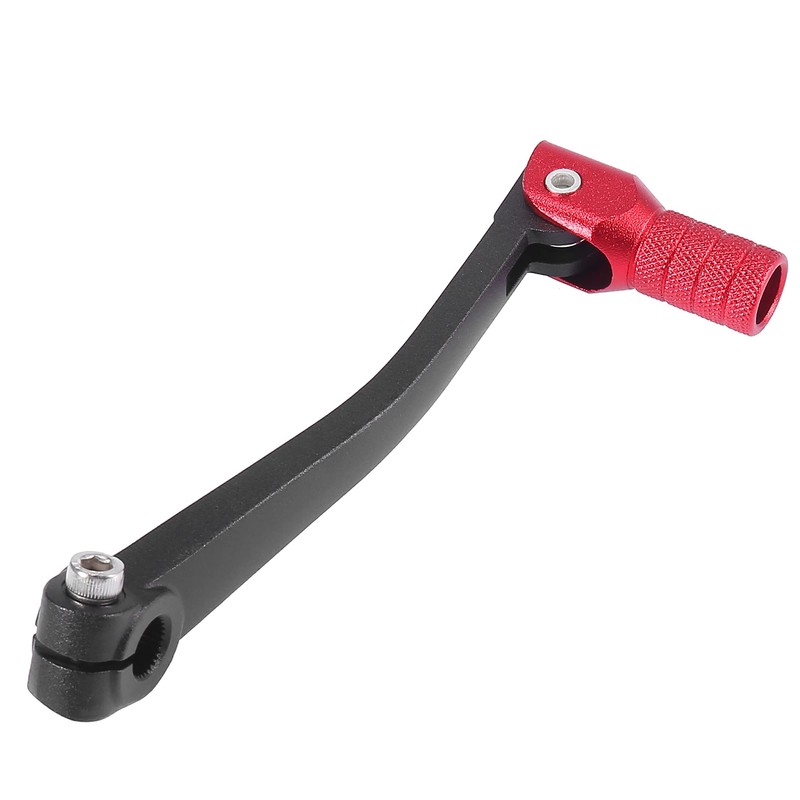 Motoforti Aluminum Alloy Motorcycle Folding Gear Shift Level Black Red