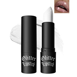 Glitter Lipstick, Diamond Metallic Sparkling Matte Lipstick, Waterproof Long Lasting Lip Gloss, Matte Lipstick Lip Gloss for Women Lip Make-up, Gift for Thanksgiving Day 06 Black
