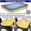 BUYUE 14" Metal Chair Cushion with Magnetic 1 Piece, Luxury