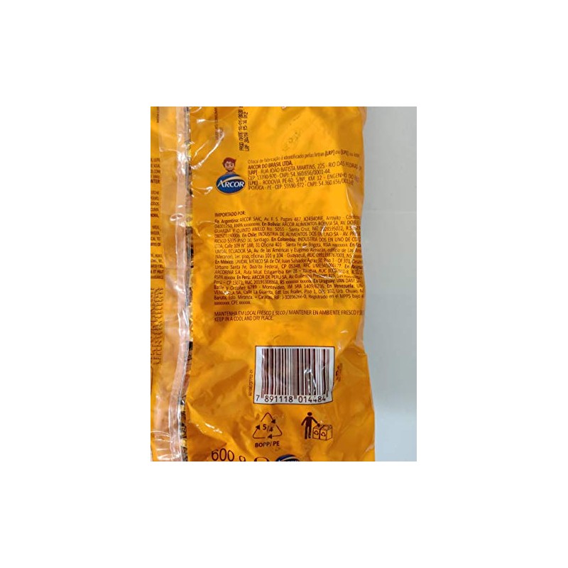 ARCOR Bala Butter Toffees Mousse de Maracuja/Passion Fruit Mousse 600