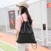 TEABAN Drawstring Backpack String Bag: Water Resistant Gym Drawstring Bag