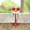 10 Pcs Fishbone Tent Stakes, Aluminium Alloy Windproof Deck Anchor