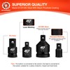 BLACKROBOT 8PCS Impact Socket Adapter Set, 1” 3/4” 1/4" 3/8"