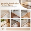 SFNSM Natural Wood Door Threshold for Doorways, Non-Slip Solid Red