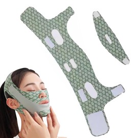 EIHI 2in1 face lifting tape doppelkinn entferner Wiederverwendbare V - face lifting tape face slimming band Doppelkinn maske, Doppelkinn entferner for lifting and contouring