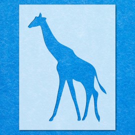 Giraffe Wild Zoo Stencil: Mylar Airbrush Wall Art Painting Crafts 2| DIY-A3 Stencil - Design Size (355mm 255mm)