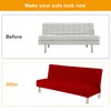 YancLife Sofa Cover 3-Seater Without Armrest, Stretch Sofa Cover without