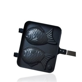 Household camping Hwasa Bungeoppang pan 2-piece Bungeoppang mold Bungeoppang machine / 가정용 캠핑 화사 붕어빵팬 2구 붕어빵틀 붕어빵기계