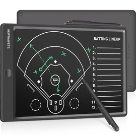 Newnaivete Electronic Baseball Coach Board - Premium Tactical Marker Board with Large LCD Screen and Stylus Pen, Digital Rechargeable Baseball Training Equipment for Coach and Game Plan