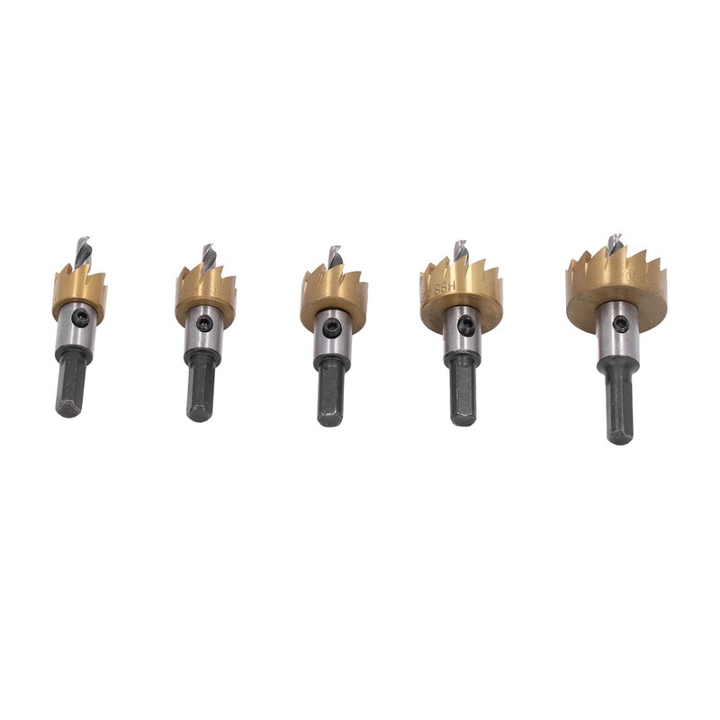 5pcs High Speed Steel Hole Drill Opener High Speed Steel