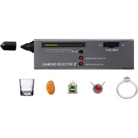 Jewelry Diamond Tester,Jewelry Diamond Tester＋200g/0.01g Mini Jewelry Scale+30X 60X 90X Mini LED Magnifying,Professional Diamond Selector for Novice and Expert,Thermal Conductivity Meter