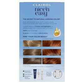 Clairol Nice 'n Easy Permanent Hair Color, 6R Light Auburn, 3 Count
