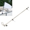 Marine Grade Rail Mount Flag Pole 560mm Stainless Steel Flag