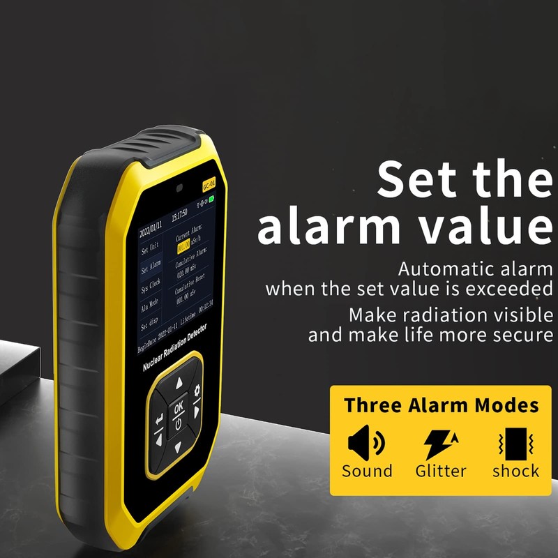 Geiger Counter Radiation Dosemeter - X-ray Real-time Monitoring Digital Meter
