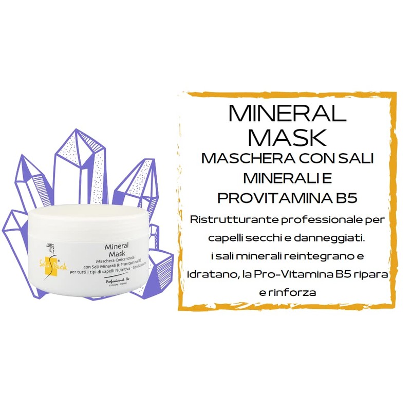SETA PACK, Mineral Mask with Mineral Salts and Pro-Vitamin B5,