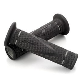 Daytona PROGRIP Motorcycle Grip, Handle Diameter φ0.87 inches (22.2 mm), 122mm, Vibration Resistant Gel, End Penetration, 838 X-SLIM Type Gray 98156