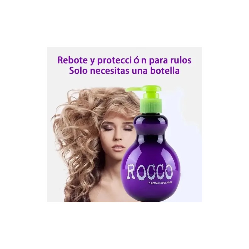 Rocco Crema Contorno Para Crespo Antifrizz Durante 250g