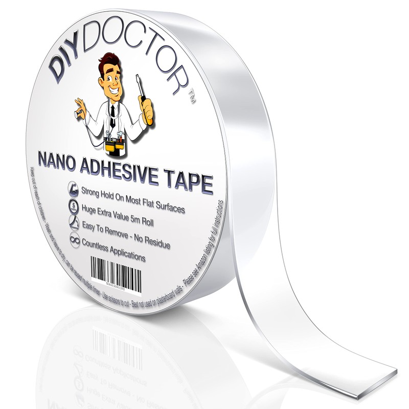 DIY Doctor Multi-Functional Double Sided Nano Tape - Huge 5m