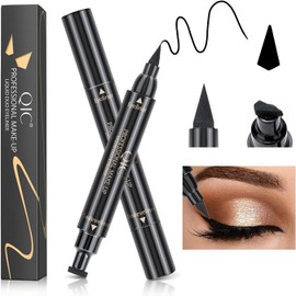 Delineador de Ojos Líquido Negro | Larga Duración, Lápiz de Maquillaje con Alas, Cat Eye, Plumón, 1pcs